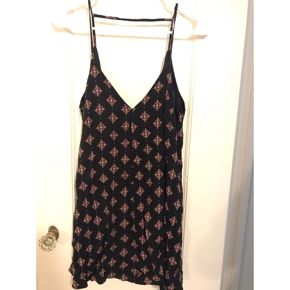 Short summer dress with open back